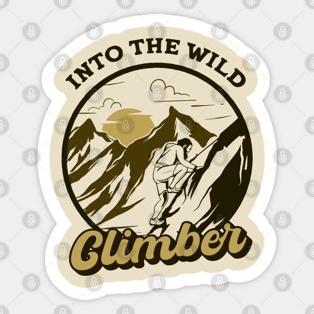 Into the wild Sticker by Riza Budiarto